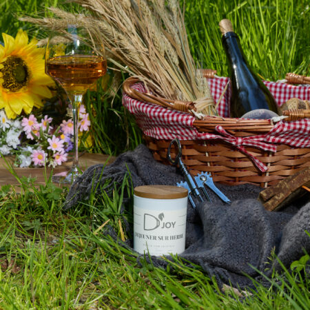 Bougie D'JOY déjeuner sur herbe classique