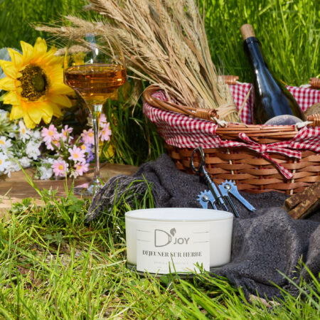 Bougie D'JOY Déjeuner sur herbe grand format