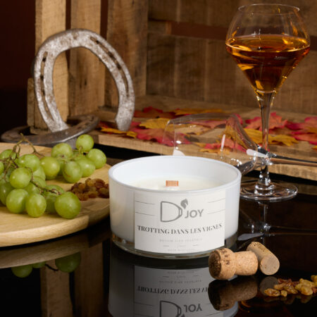 Bougie D'JOY Trotting dans les vignes grand format
