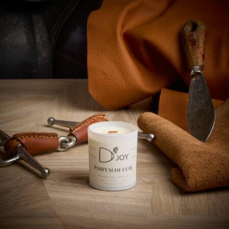 Bougie D'joy mini parfum de cuir