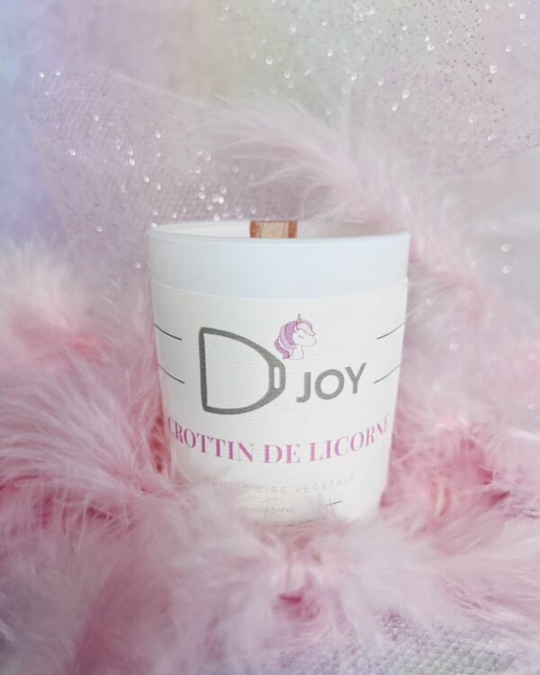 Bougie artisanale Crottin de Licorne parfum barbe à papa et fraise | Cheval & Senteurs bougie cheval, cadeau enfant, cadeau cavalière