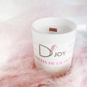 Bougie artisanale Crottin de Licorne parfum barbe à papa et fraise | Cheval & Senteurs bougie cheval, cadeau enfant, cadeau cavalière